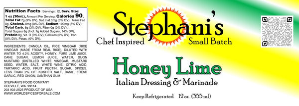 Honey Lime Italian Dressing