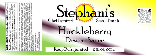 Huckleberry Dessert Sauce